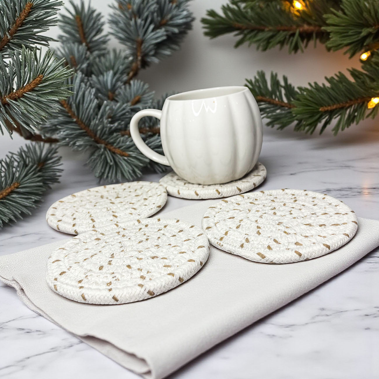 Designer braided rope coasters fall colors neutral gift bundle
Luxury braided rope coasters autumn gift neutral home accessories
Fall shopping braided rope coasters gift set neutral colors